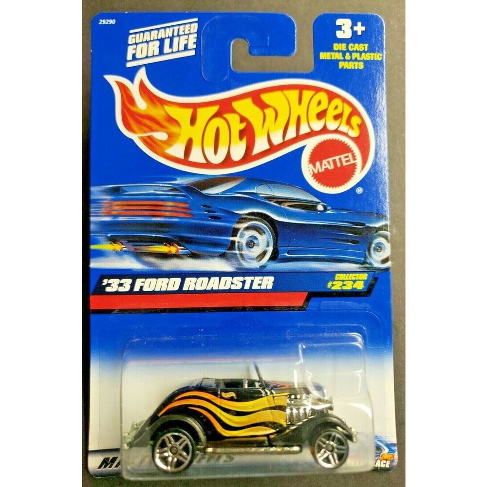 1999‎ Hot Wheels 1933 Ford Roadster #324 Black HW8